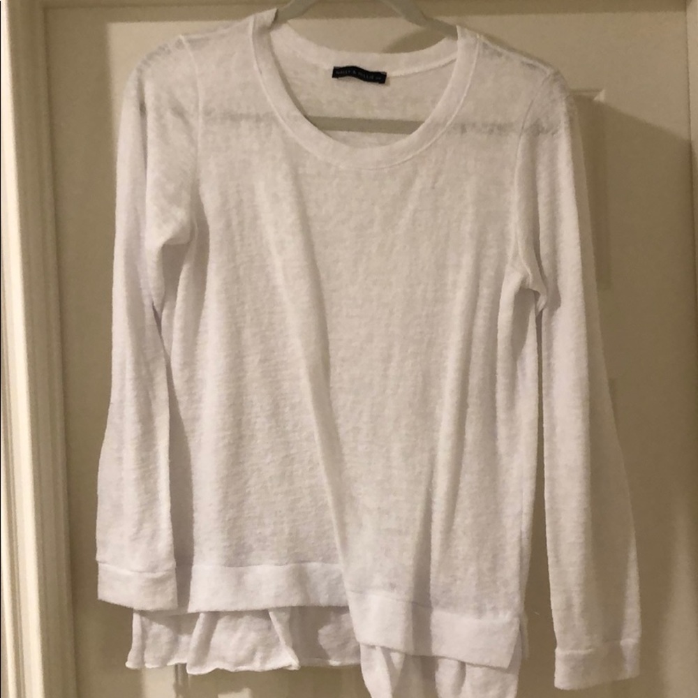 White long sleeve shirt